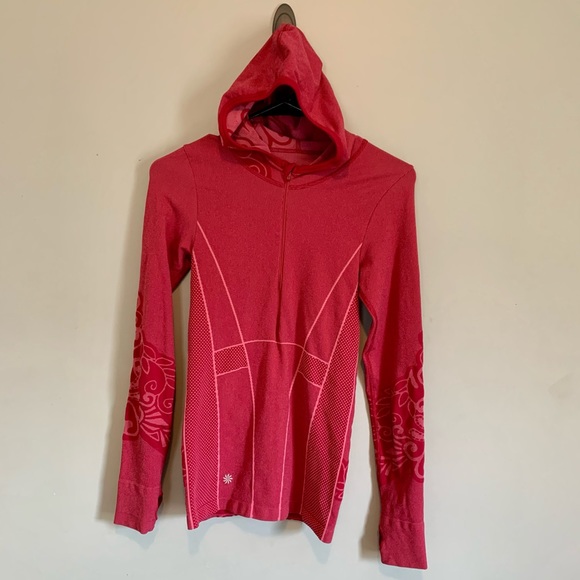 Athleta Tops - Athleta 3/4 zip shirt with hood